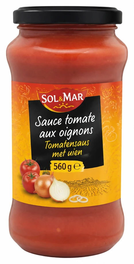 Sauce tomate aux oignons