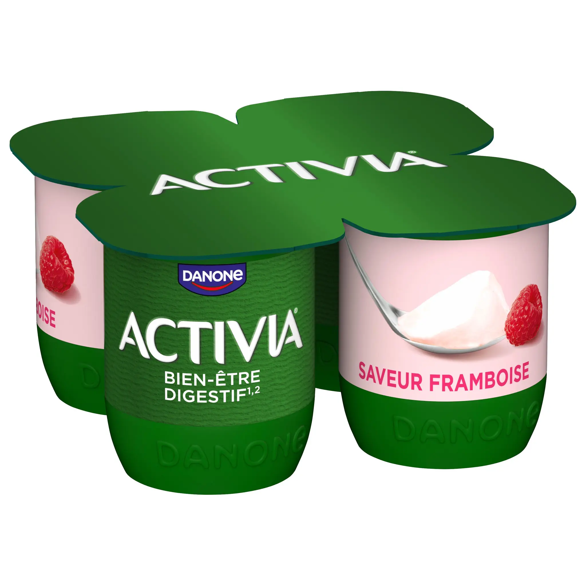 ACTIVIA Probiotiques - Yaourt au bifidus à la framboise
