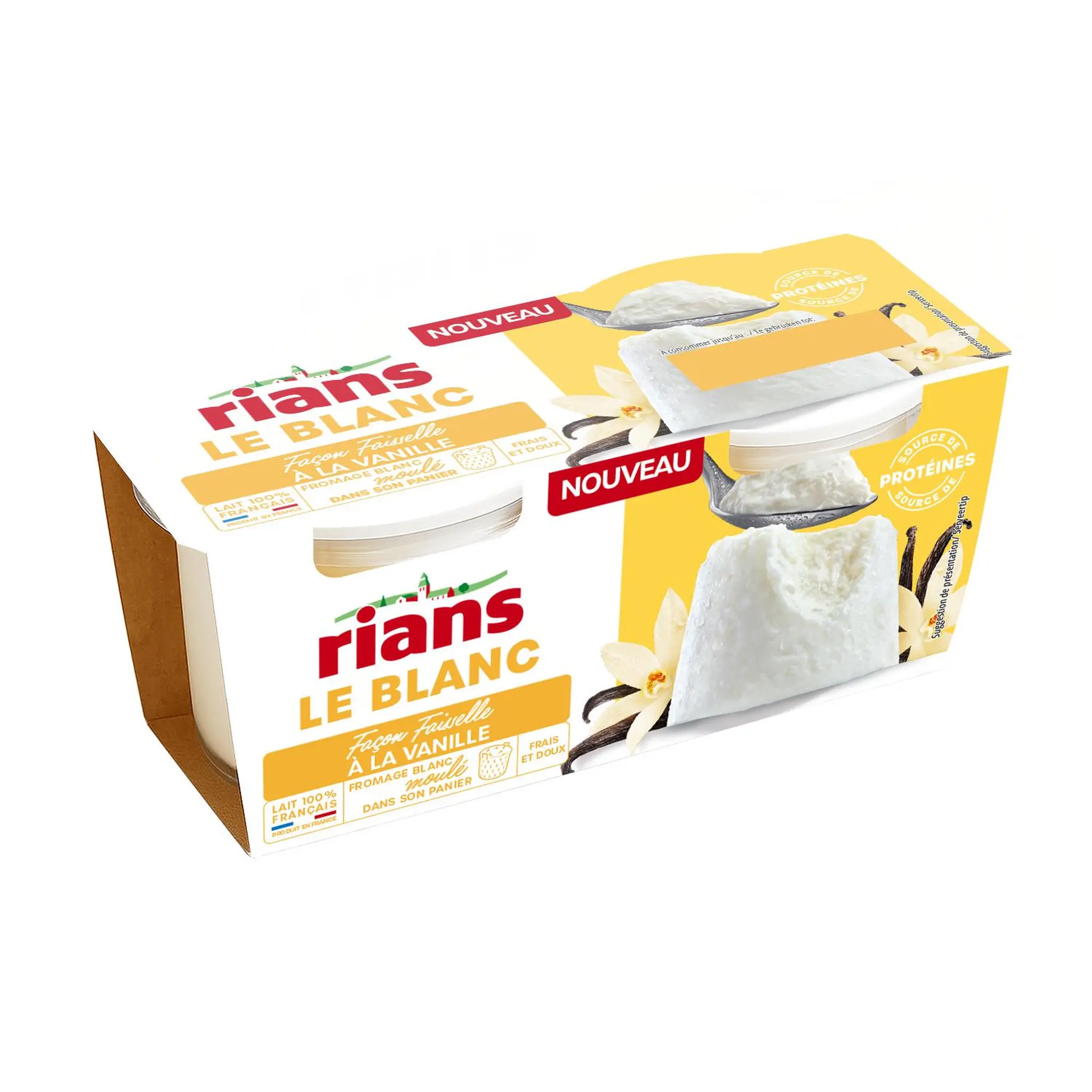 RIANS Faisselle à la vanille