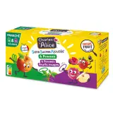 CHARLES & ALICE Gourdes compote de pomme fruits rouges sans sucres ajoutés