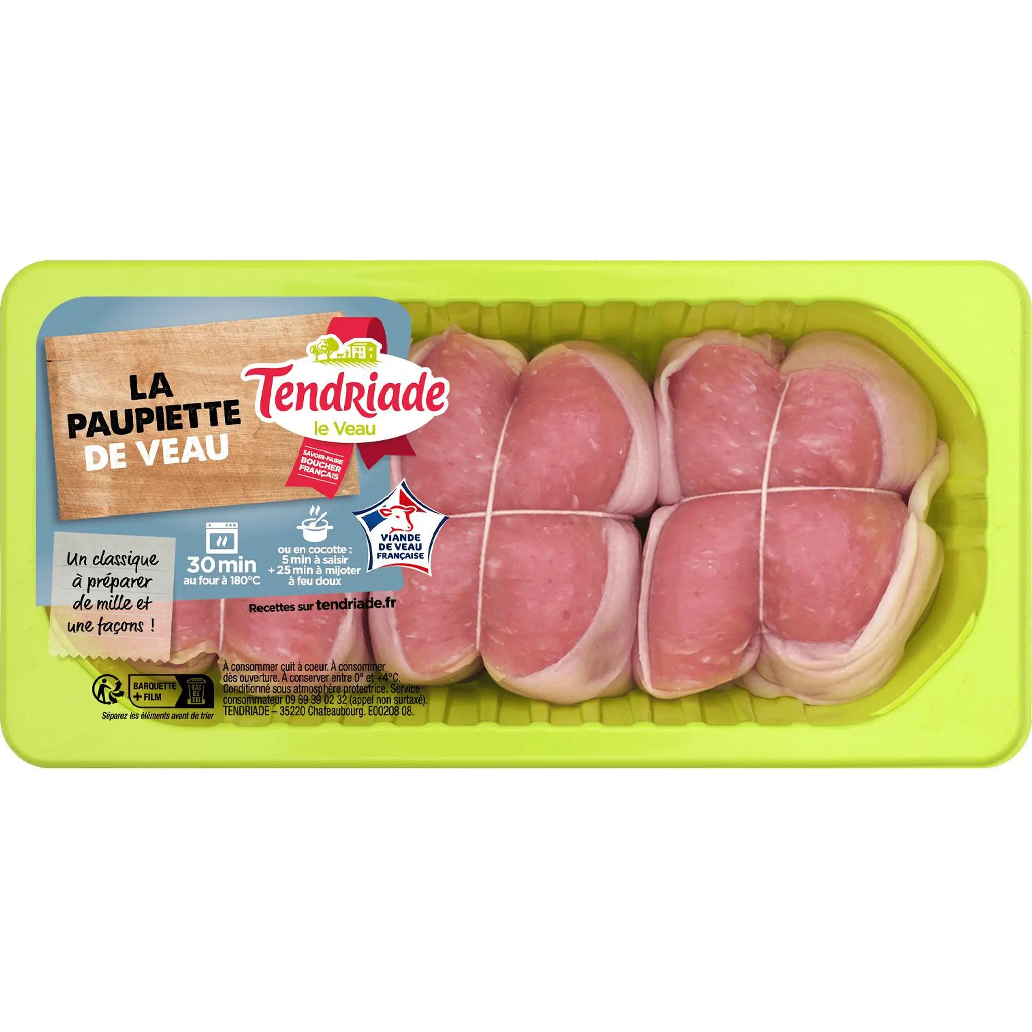 TENDRIADE Paupiette de veau