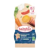 BABYBIO Bols Patate douce légumes du soleil bio dès 8 mois