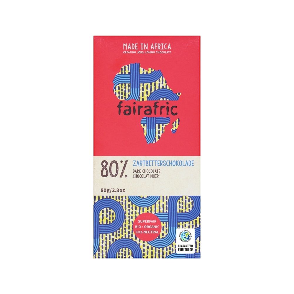 Chocolat noir 80% bio et équitable