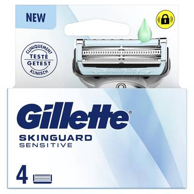 Gillette Lames de rasoir Skinguard sensitive, 4 lames
