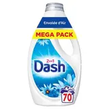 Dash Lessive liquide 2 en 1 envolée d'air, 3,15L