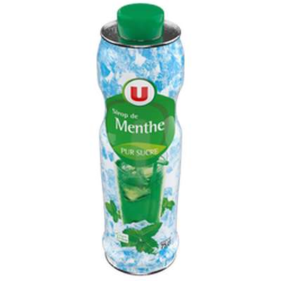 Sirop de menthe verte, U (75 cl)