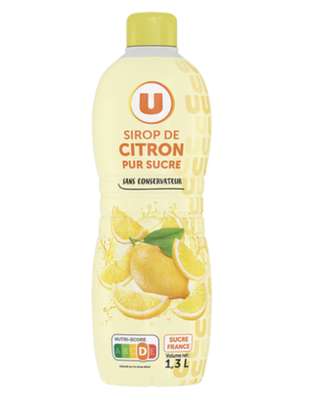 Sirop de citron, U (1,3 L)