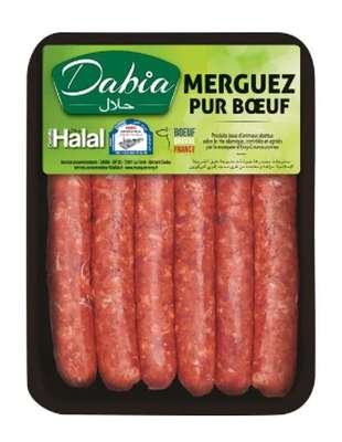 Merguez boeuf Halal, Dabia (x 6, 330 g)