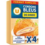 Cordons bleus de dinde, U (x4, 400 g)