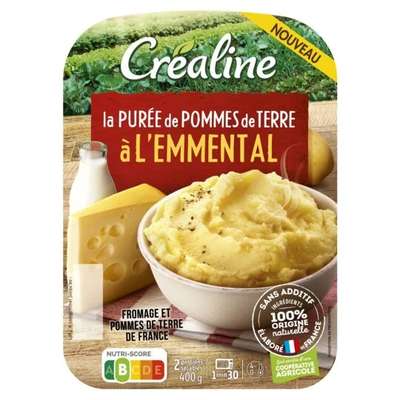 Purée au fromage, Créaline (2 x 200 g)