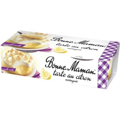 Tarte au citron meringuée, Bonne Maman (2 x 90 g)