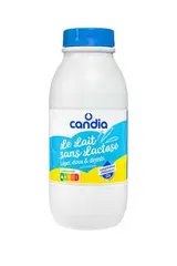 Lait UHT sans lactose 1/2 écrémé , Candia (50 cl)
