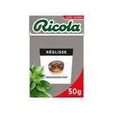Bonbons Réglisse sans sucre, Ricola (50 g)