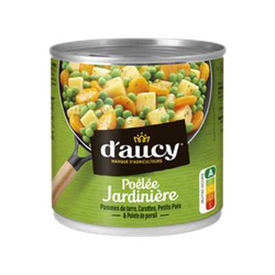 Poêlée jardinière au jus de carottes, D'aucy (290 g)