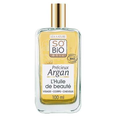 Huile de beauté Précieux Argan BIO, So'Bio Etic (100 ml)