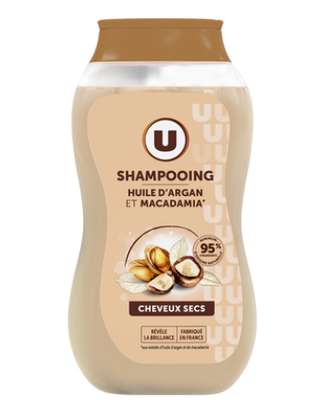 Shampooing cheveux secs huile d'argan & macadamia, U (250 ml)