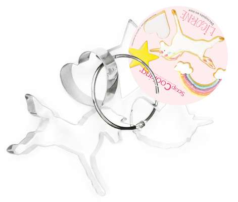 Découpoirs Sur Cintre Licorne, Scrapcooking (x4)