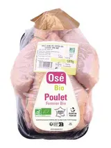 Poulet fermier BIO, Osé Bio (environ 1,4 - 1,5 Kg)