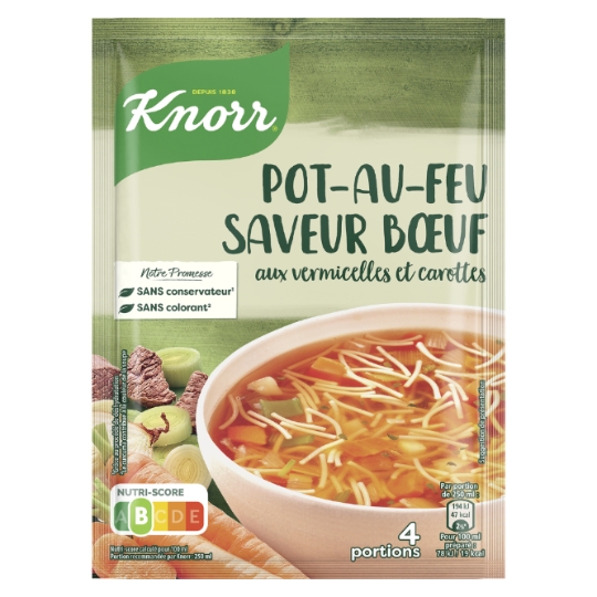 Soupe Déshydratée Boeuf Vermicelles Carottes KNORR