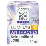 Crème Jour Visage Anti-taches Unifiant et Eclat au Lys et Vitamine C Bio Lumi'lys SO'BIO ETIC
