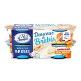 PETIT BASQUE Yaourt au lait de brebis pêche abricot