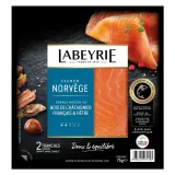 LABEYRIE Saumon fumé de Norvège bois de châtaigner français et hêtre
