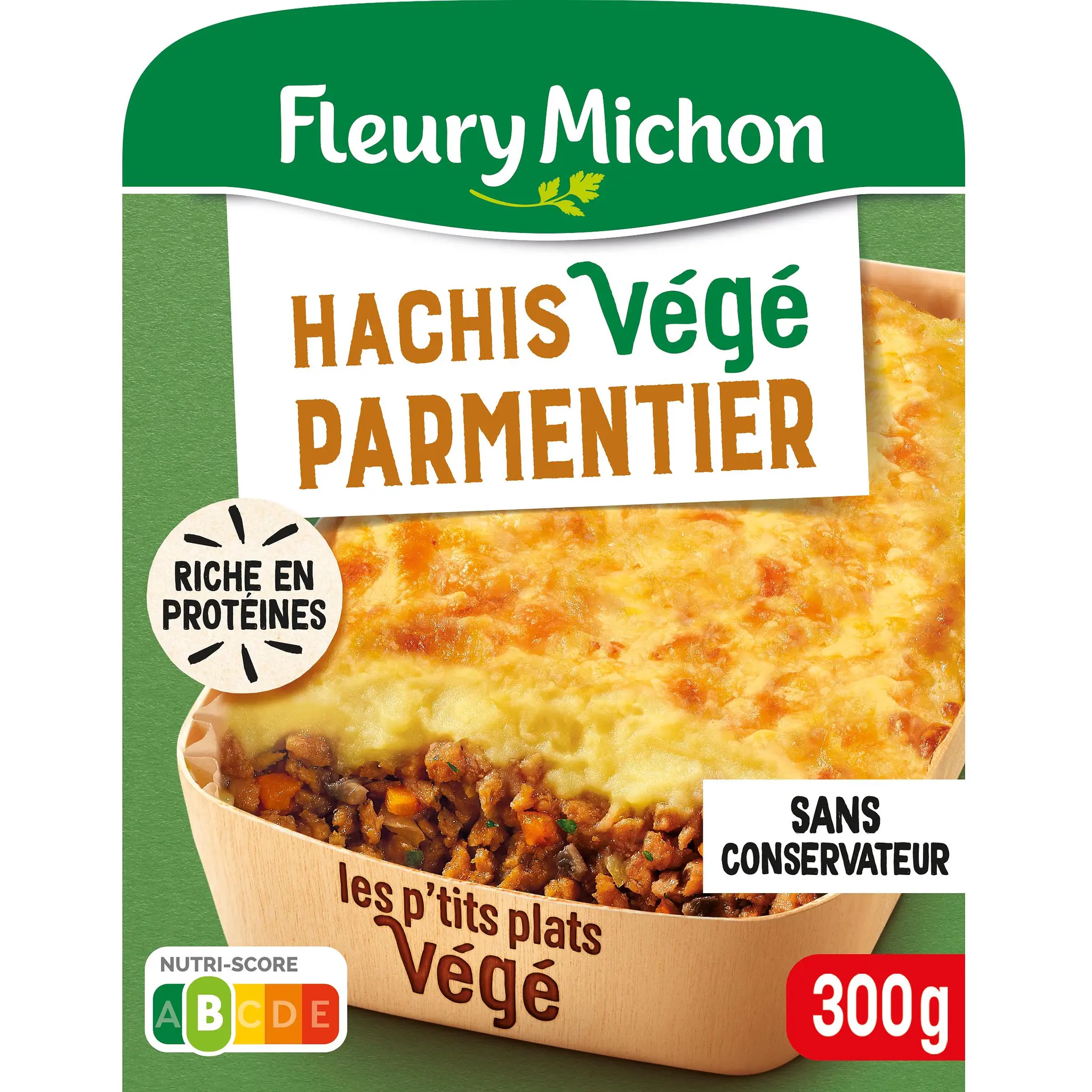 FLEURY MICHON Hachis végé parmentier pommes de terre champignons