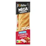 SODEBO Sandwich mega baguette viennois chorizo jambon mayo