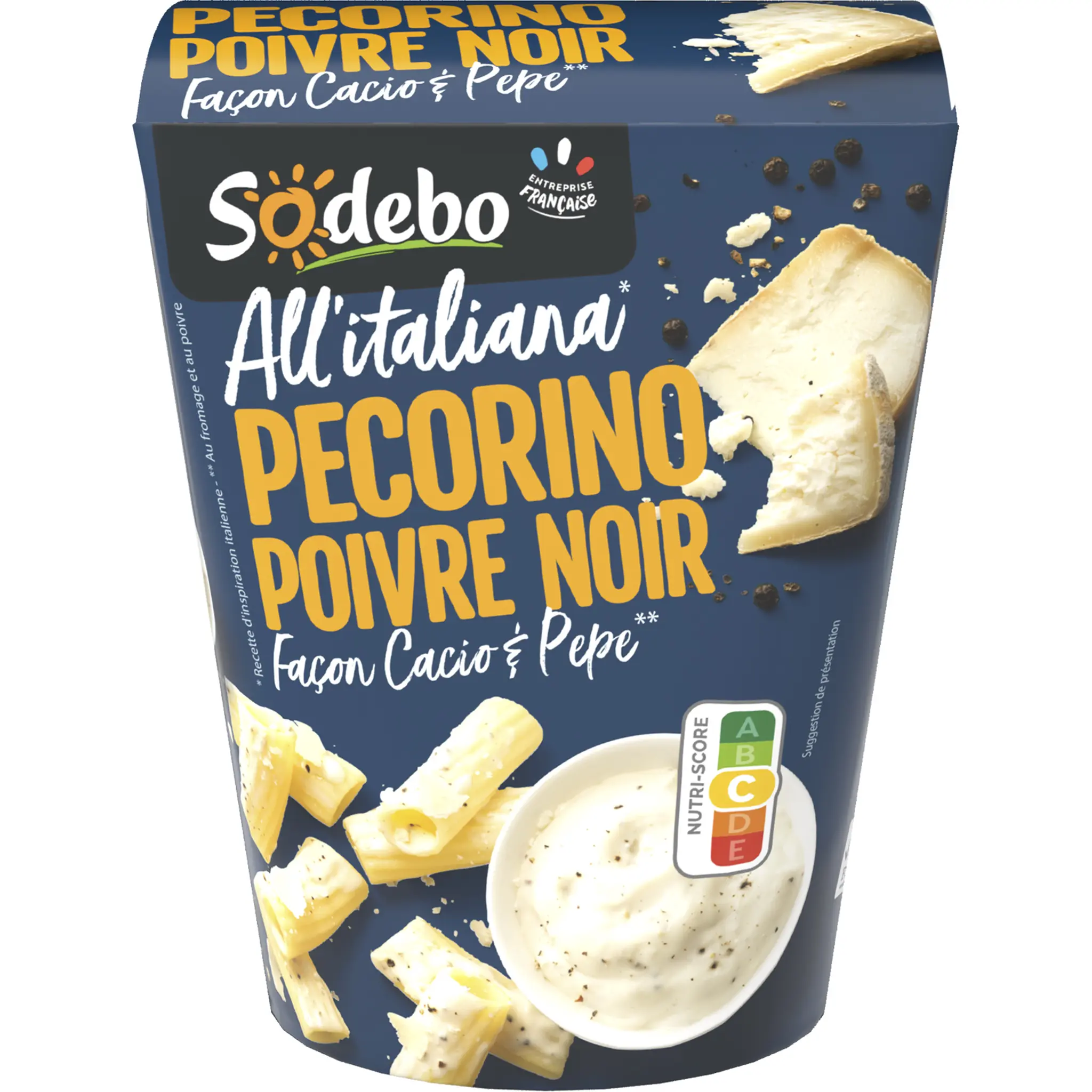 SODEBO Pasta box all'italiana pecorino poivre noir