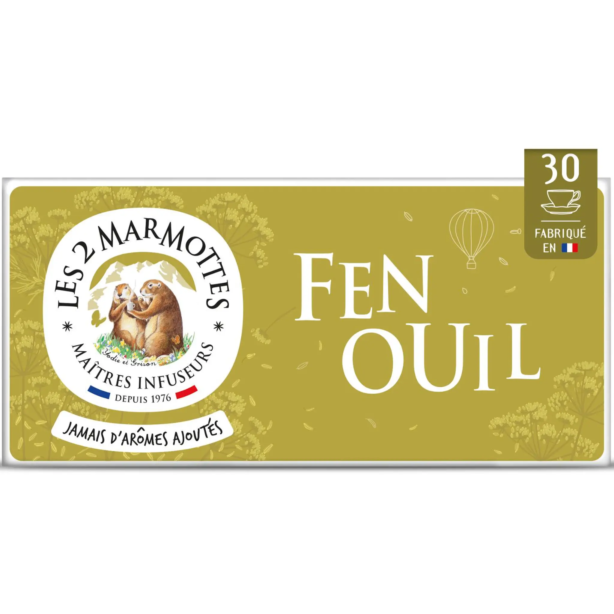LES 2 MARMOTTES Infusion digestion au fenouil