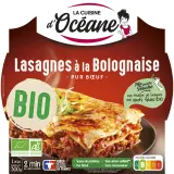 LA CUISINE D'OCEANE Lasagnes bolognaise bio pur bœuf français 2 min micro ondes