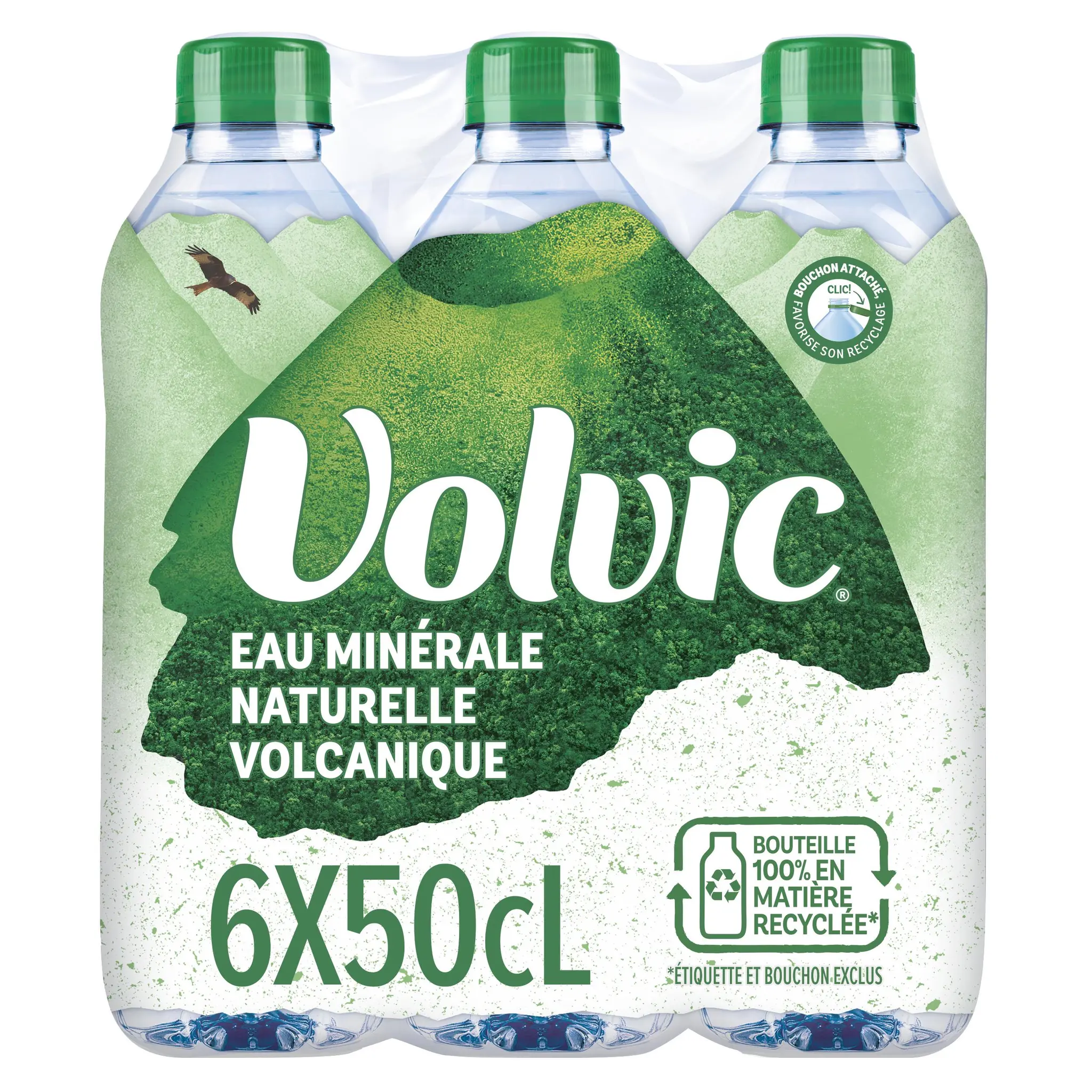 VOLVIC Eau minérale naturelle plate