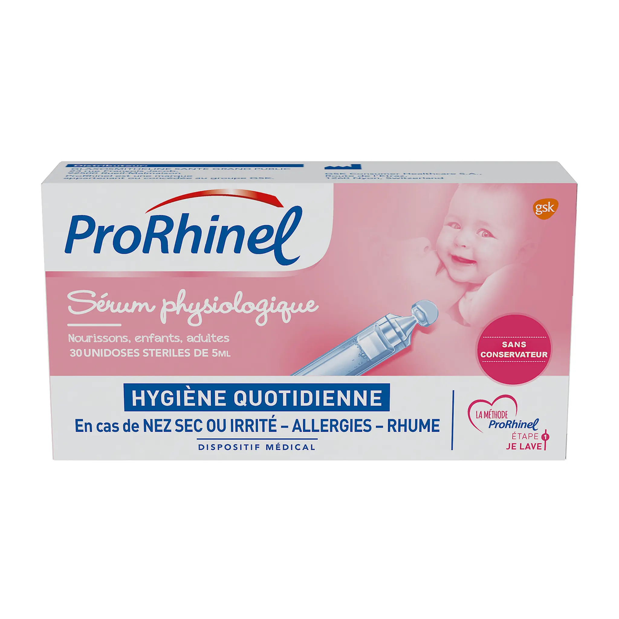 PRORHINEL Sérum physiologique