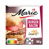 Burger  bacon bœuf charolais emmental MARIE