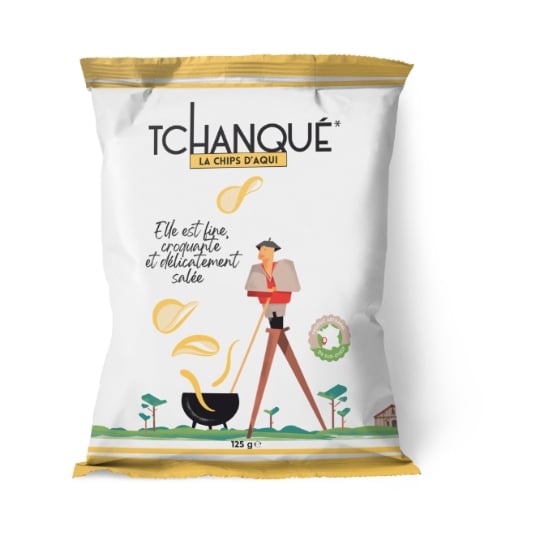 Chips Tchanqué Au Sel de Salies de Béarn TCHANQUE, LA CHIPS D'AQUI