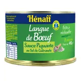 Plat cuisiné langue de bœuf sauce piquante HENAFF