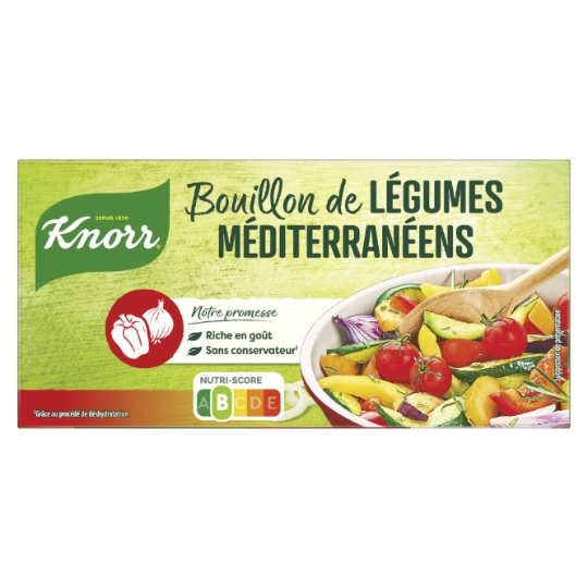 Bouillon Déshydraté aux Légumes Méditerranéens KNORR