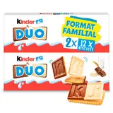 Biscuits duo chocolat au lait et chocolat blanc KINDER