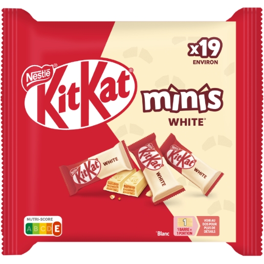 Barres Chocolatées Blanc KITKAT