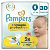 Couches Bébé <3kg Taille 0 Premium Protection PAMPERS