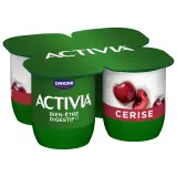 ACTIVIA Probiotiques - Yaourt au bifidus à la cerise avec morceaux