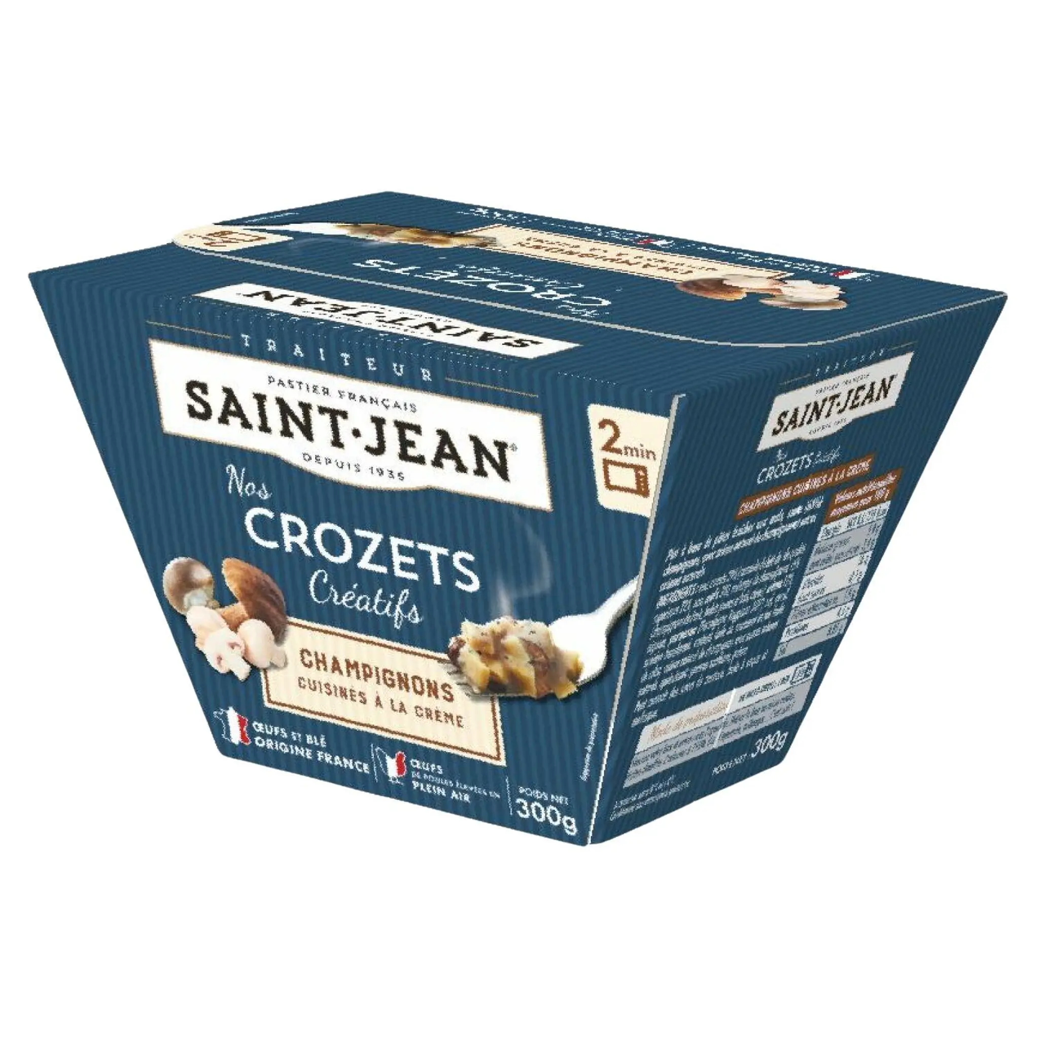 SAINT JEAN Nos Crozets champignons cuisinés à la crème