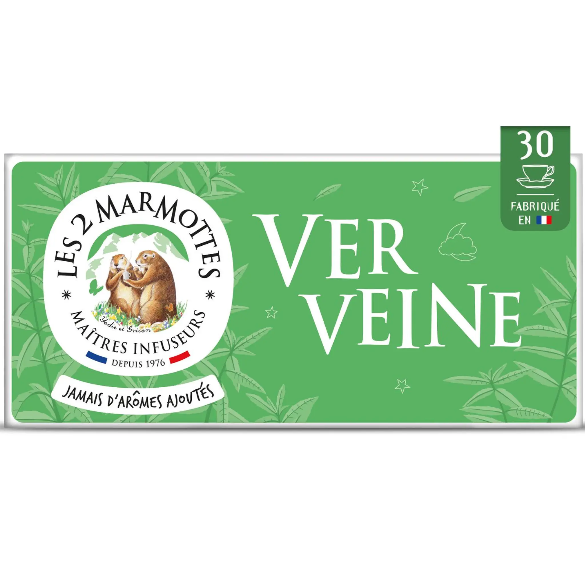 LES 2 MARMOTTES Infusion bio à la verveine
