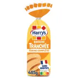 HARRYS Brioche tranchée sans additifs à la farine complète