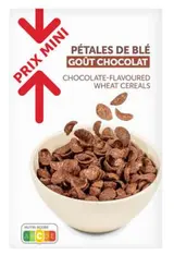 Pétales de blé goût chocolat, Prix Mini (750 g)