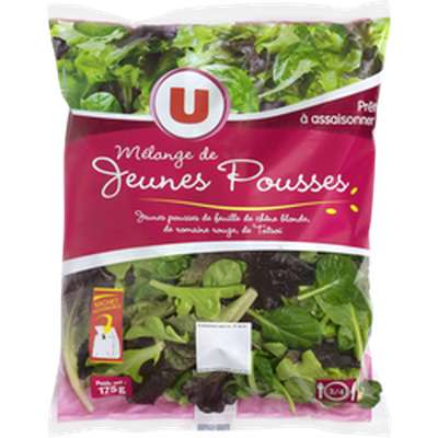 Mélange de jeunes pousses en sachet, U (175 g)