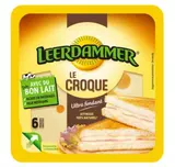 Fromage au lait pasteurise spécial croque monsieur, Leerdammer (6 tranches, 150 g)