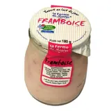 Yaourt entier brassé au lait du jour Framboise, La Ferme du Manège (180 g)