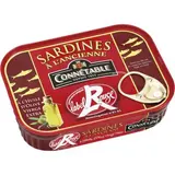 Sardines de Bretagne à l'huile d'olive Label Rouge, Connetable (135 g)