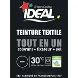 Teinture pour textile tout en un mini noir, Ideal (230 g)